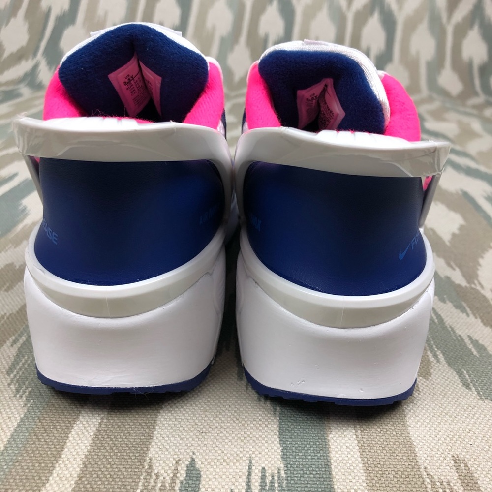 Nike Air Max 90 FlyEase Blue Pink Youth Sneakers - Picture 9 of 12